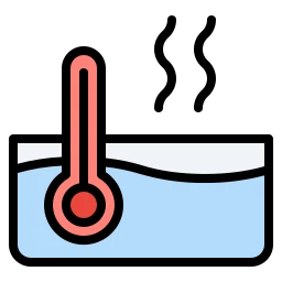 Hot water
